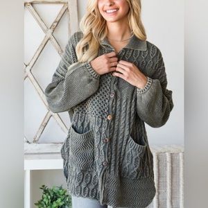 Boyfriend Vintage Wash Cardigan Free People Size S